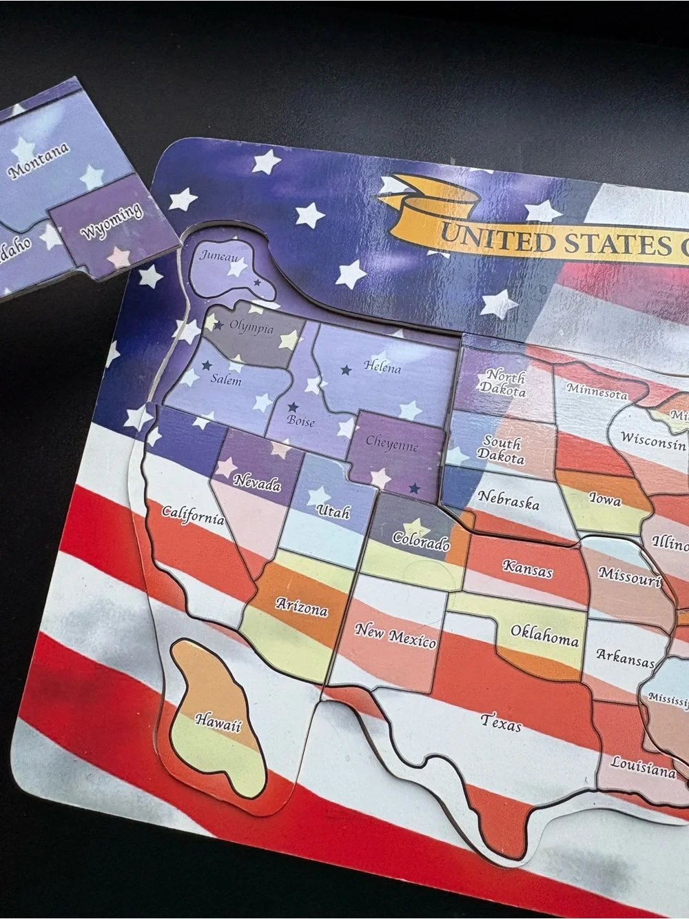 USA Wooden puzzles